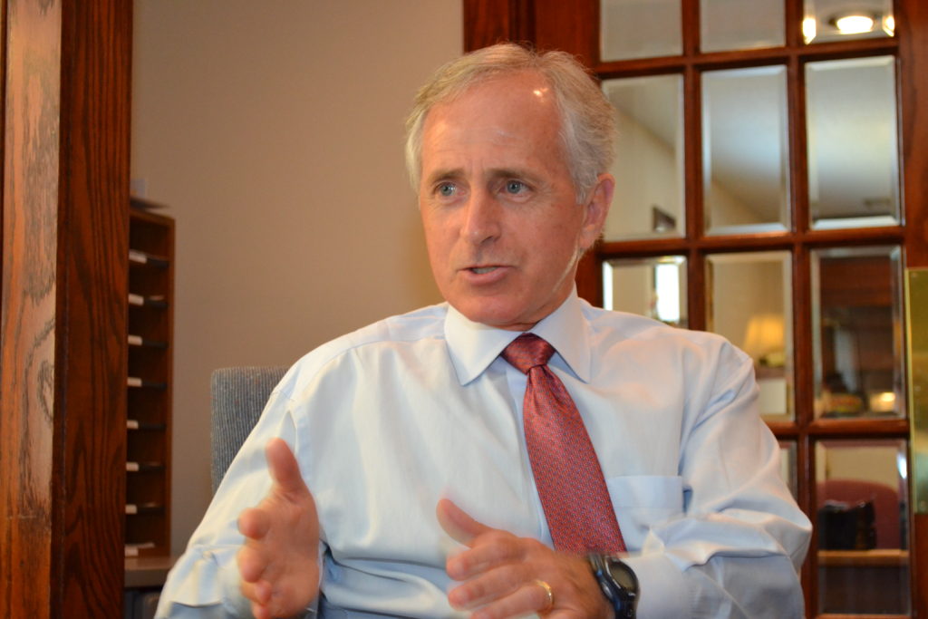 Corker, Mnuchin discuss Fannie, Freddie Corker, Mnuchin discuss Fannie, Freddie