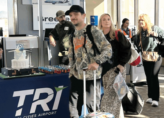 Airport celebrates inaugural Breeze Airways flights, adds Chicago routes